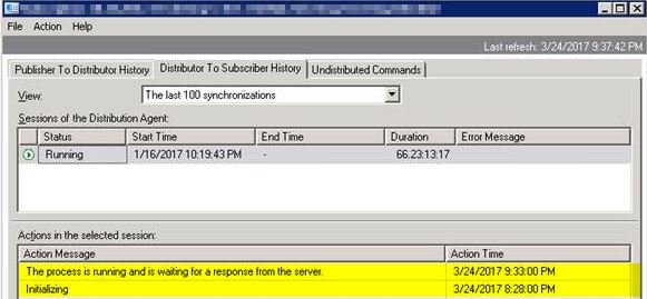 Fixing SQL Server Replication